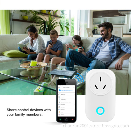 Chaoran Support Google Assistant Devices Alexa Smart Home Echo Wifi AU Smart Plugs and Sockets